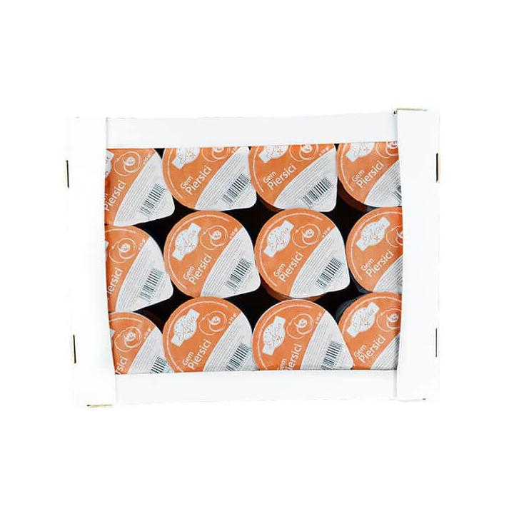 Gem de piersici Edesia, 8 cutii x 24 caserole