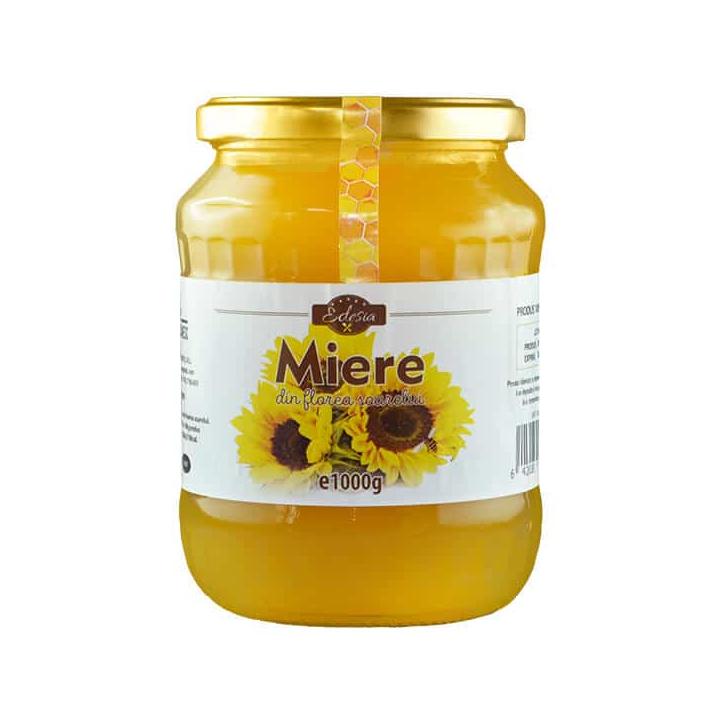 Miere de floarea soarelui Edesia - borcan 1000g