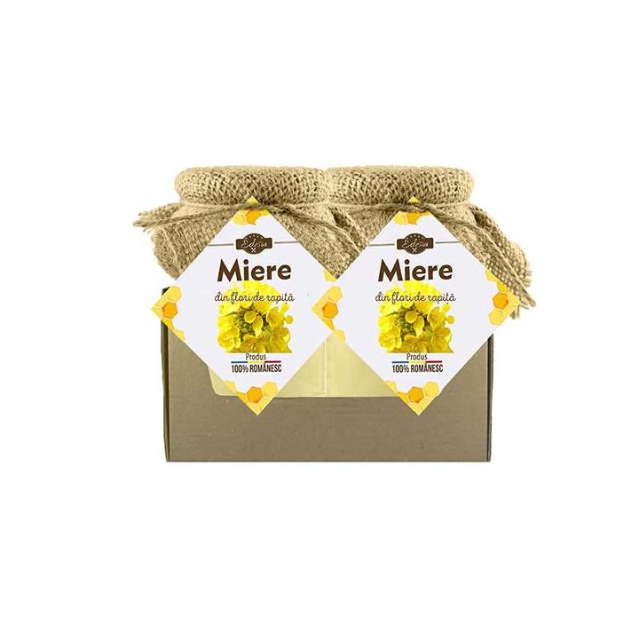 Miere de rapita Edesia - borcan 400g., 6 borcane