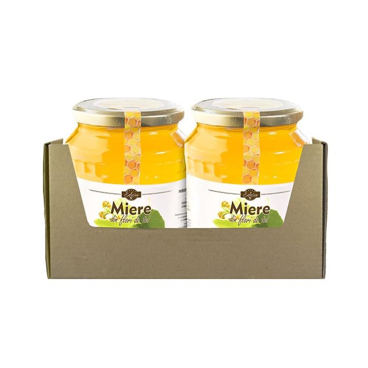 Miere de tei Edesia - borcan 1000g., 4 borcane