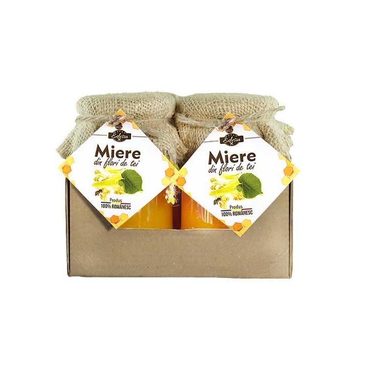 Miere de tei Edesia - borcan 400g., 6 borcane