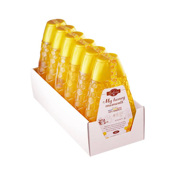Indulcitor cu miere de albine My honey moments, 6 flacoane