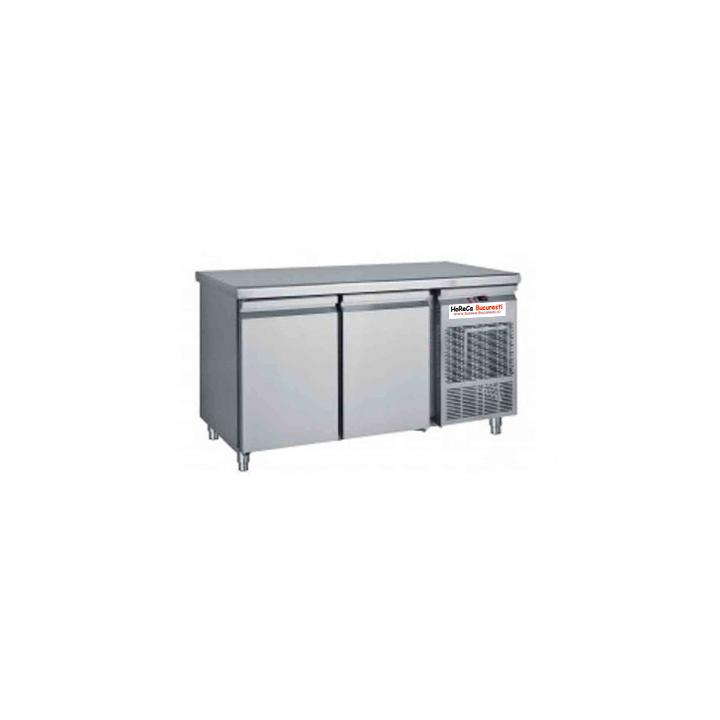 Masa congelatoare din inox cu 2 usi