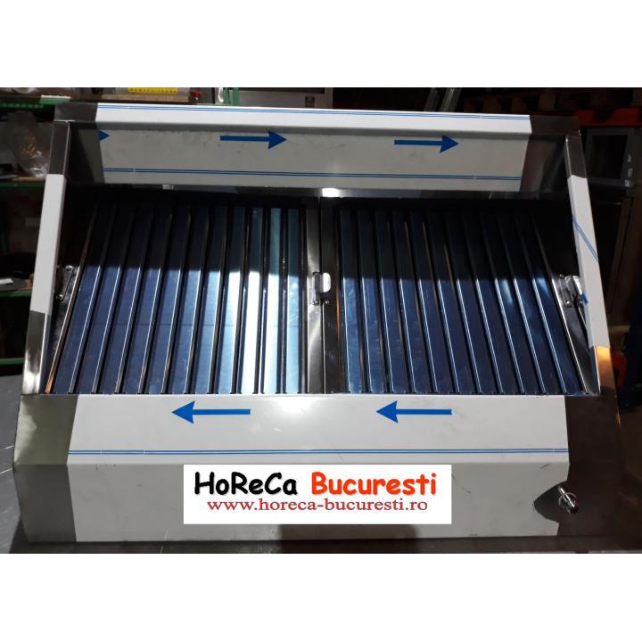 Hota inox de perete Snack-Type 1.25 m profesionala