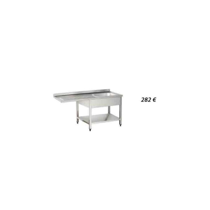 Spalator inox 1 cuva pe dreapta si picurator