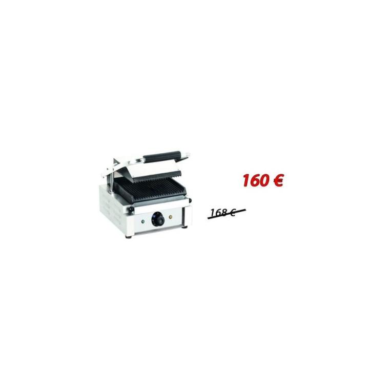 Toaster inox simplu placa striata