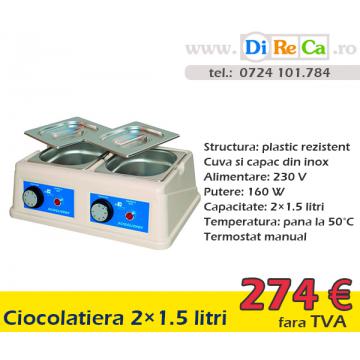 Ciocolatiera 2x1.5 litri analog