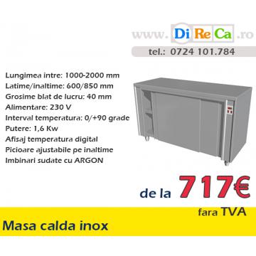 Masa calda cu usi glisante