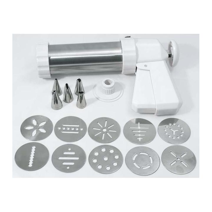 Pistol pentru biscuiti cu diferite sabloane, L=25 cm