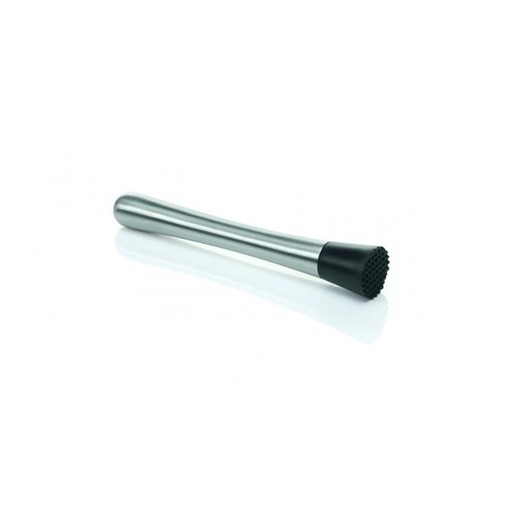 Muddler inox cu cap din PE pentru zdrobit, lungime 20 cm