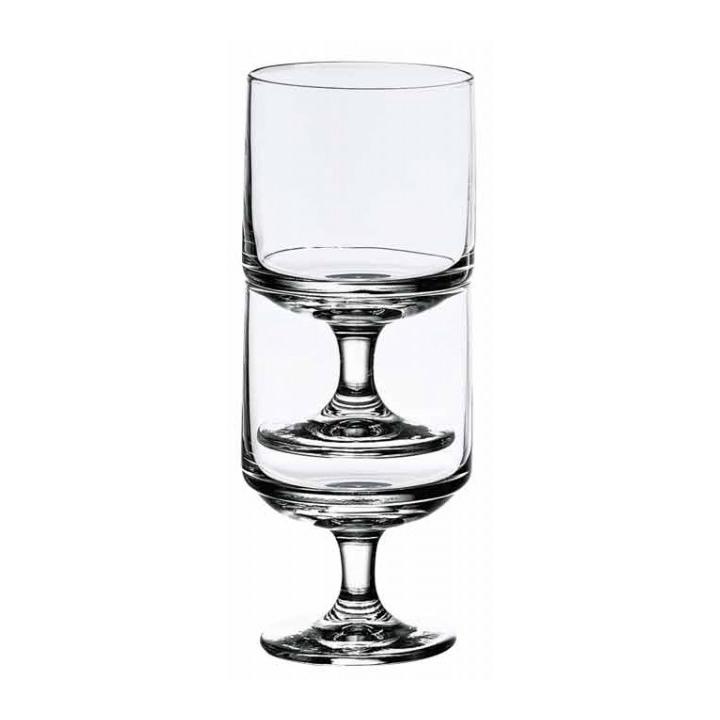 Pahar universal cu picior, din sticla Sidney, 170 ml