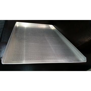 Tavi aluminiu perforate 60x40 cm, 3 margini