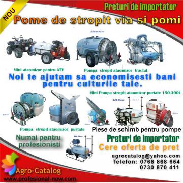 Pompe de stropit si erbicidat