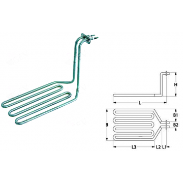 Rezistenta friteuza Roller-Grill 2500W alimentare 230V