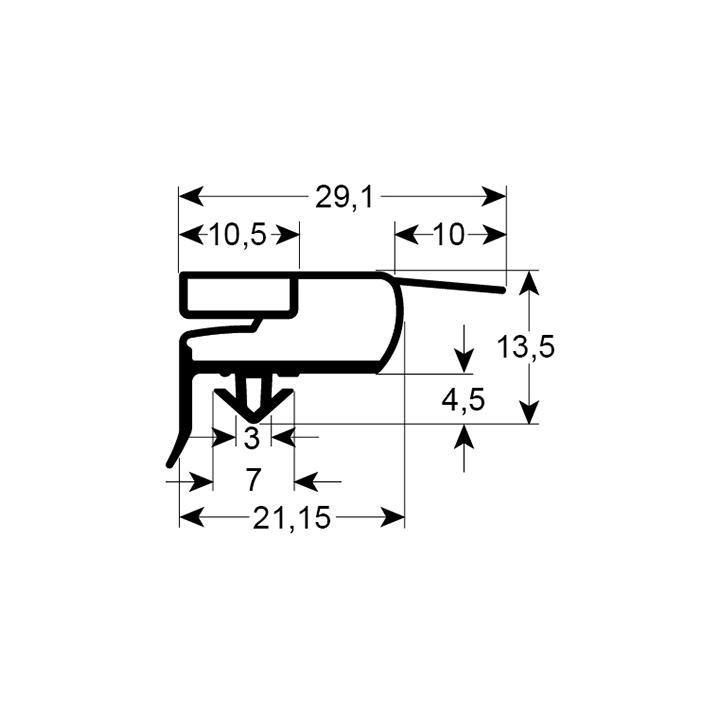 Garnitura usa frigider Electrolux, Whirlpool, Zanussi