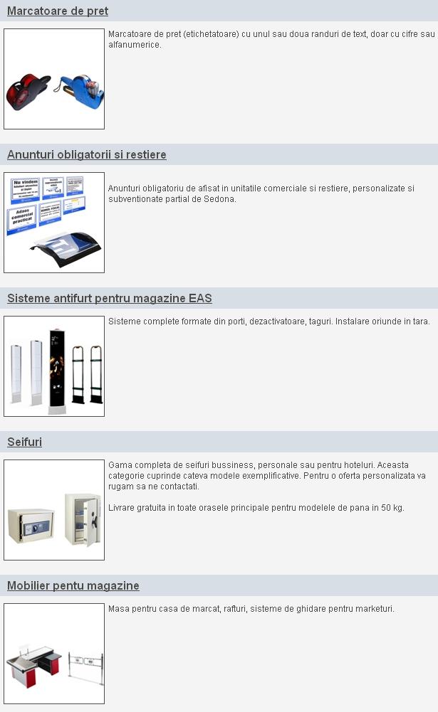 Dotari pentru magazin si birou