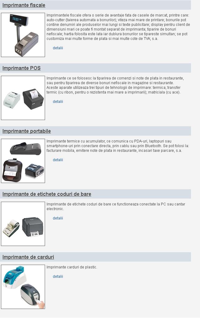 Imprimante bonuri fiscale