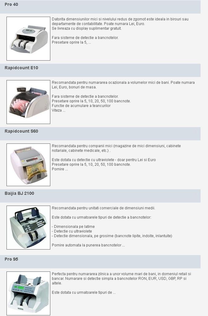 Masini de numarat bani