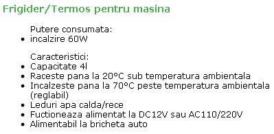 Frigider, termos pentru masina
