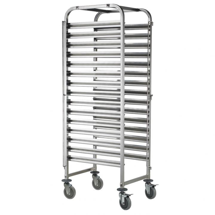 Carucior compact debarasare tavi 15 x GN 1/1 810613