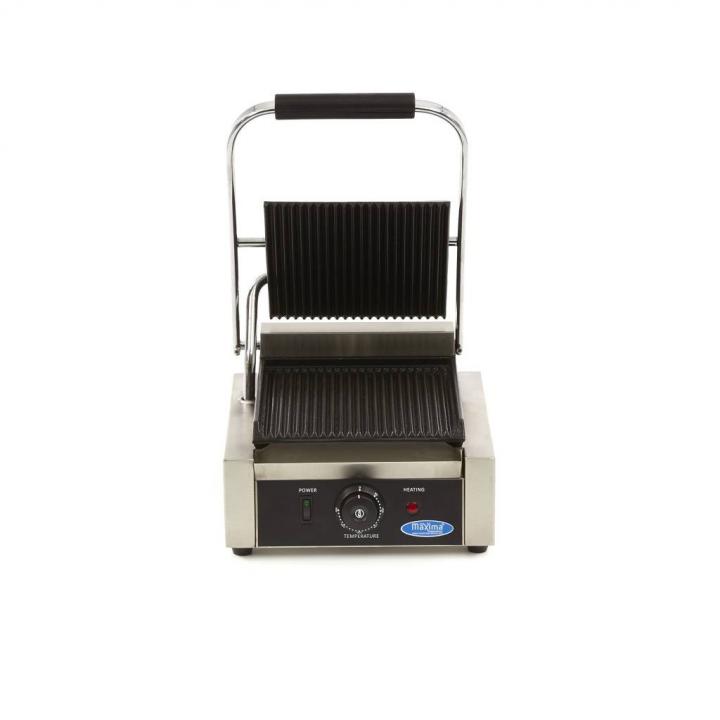 Contact grill profesional Maxima MCG GR, putere 1800w