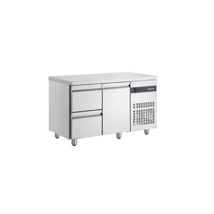 Masa rece inox cu 2 sertare si 1 usa
