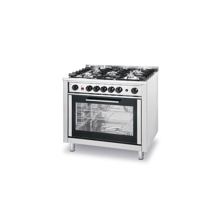 Masina gatit gaz, 5 arzatoare si cuptor electric 225707