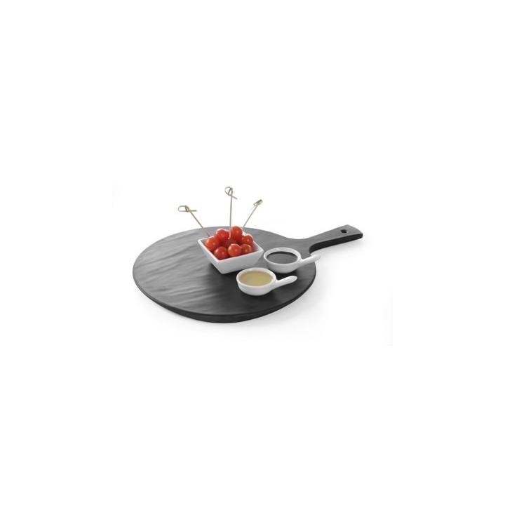 Platou cu maner, cu aspect ardezie 561355