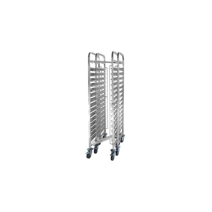 Carucior compact, debarasare tavi Hendi 15 x GN 1/1