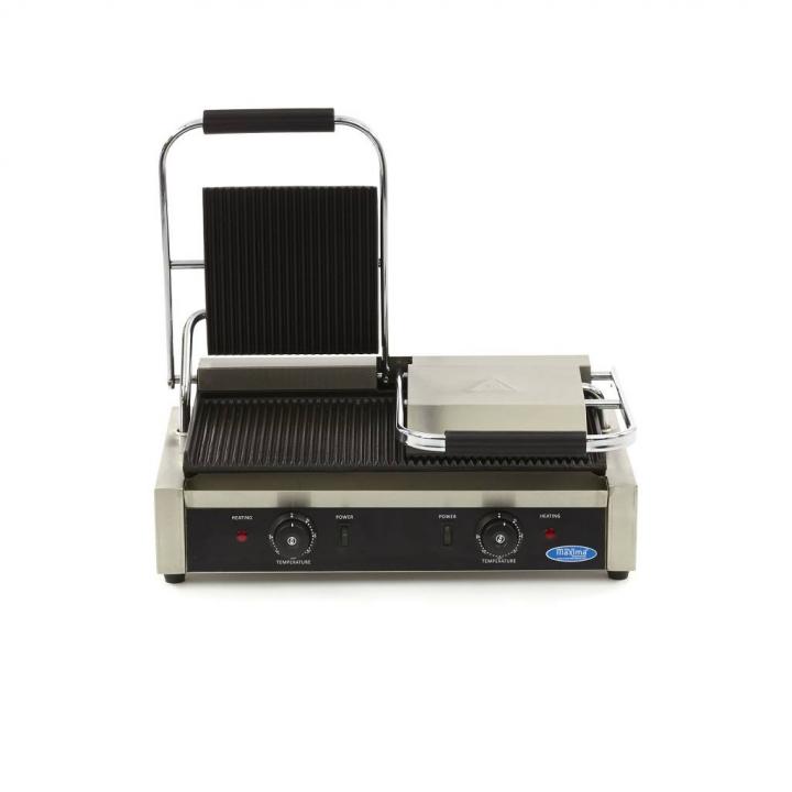 Contact grill dublu striat Maxima