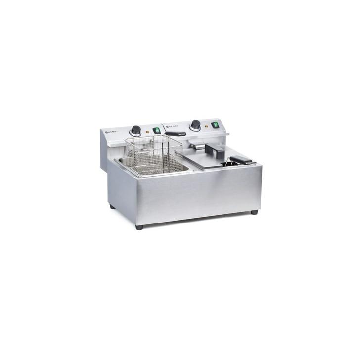 Friteuza electrica Hendi Mastercook 2*8litri, 7 KW