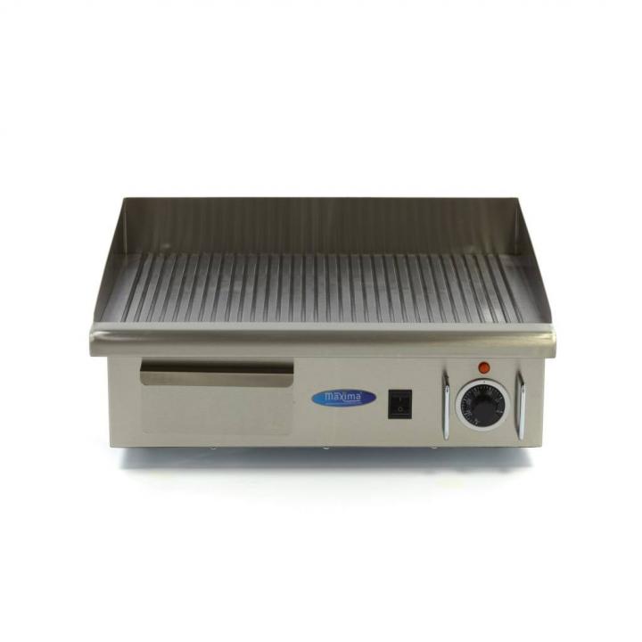 Gratar electric Maxima, suprafata striata, putere 3 kw