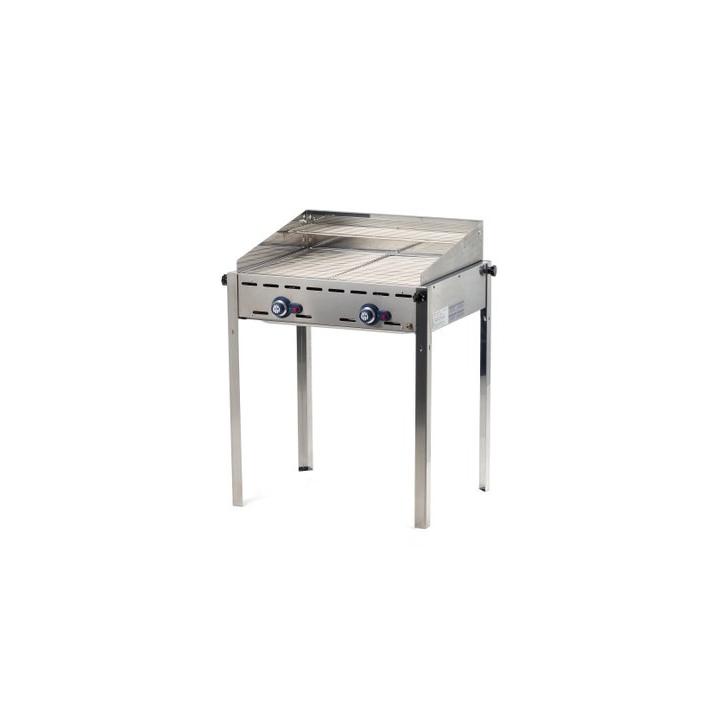 Grill barbecue cu 2 arzatoare Green Fire 149508