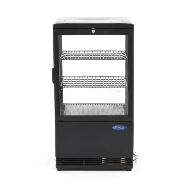 Vitrina rece prezentare Maxima 58L Black, 180 w