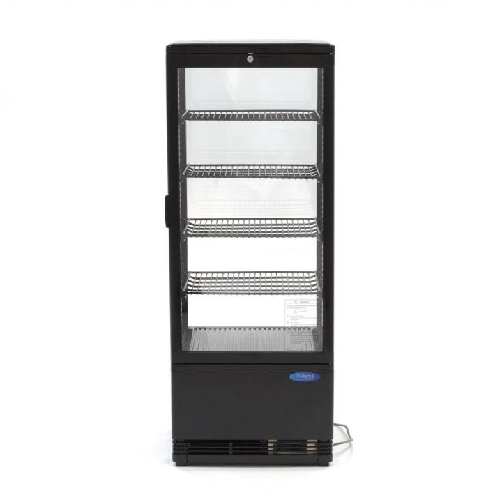 Vitrina rece prezentare Maxima 98L Black, 180w