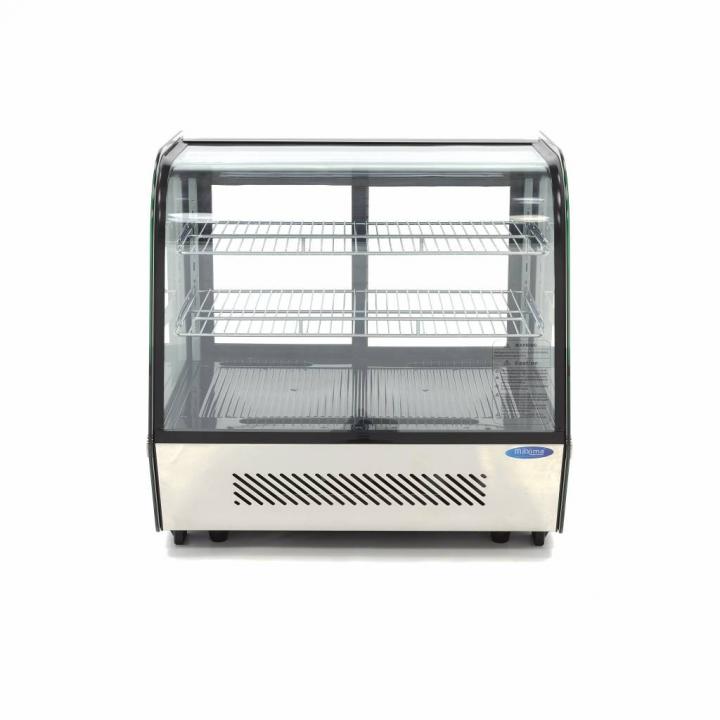 Vitrina prezentare rece Maxima Luxury 120L Black, 160w