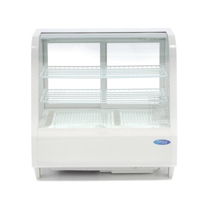 Vitrina rece Maxima 100L White,160w