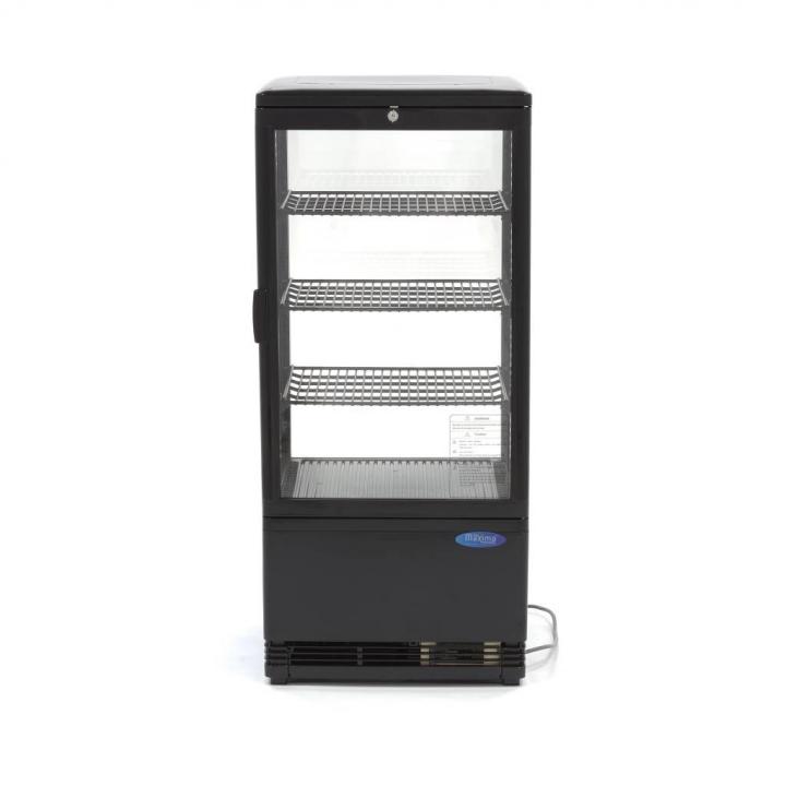 Vitrina rece prezentare Maxima 78L Black, 180w