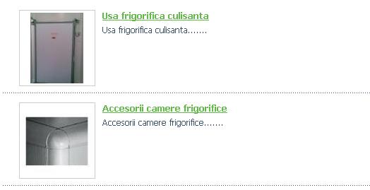 Accesorii camere frig