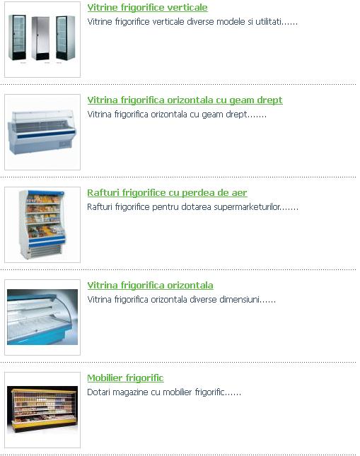 Echipamente frigorifice supermarket