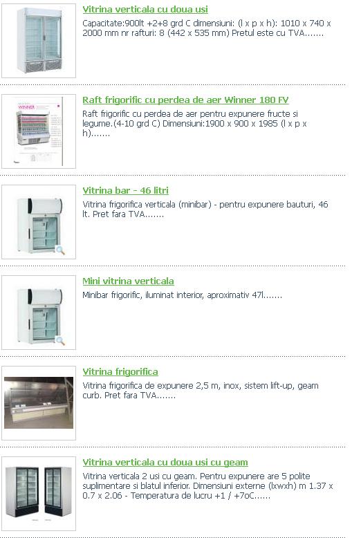 Mobilier Frigorific