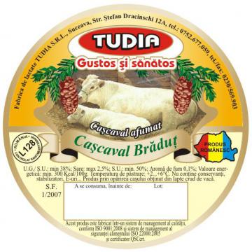 Cascaval afumat Bradut 200 gr