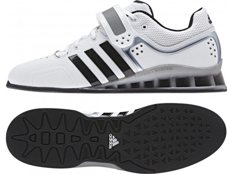 GHETE HALTERE  ADIDAS ADIPOWER 2015 – ALB/NEGRU/GRI