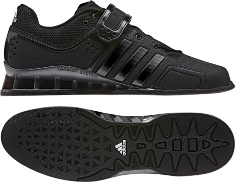 GHETE HALTERE  ADIDAS ADIPOWER 2017 - NEGRU