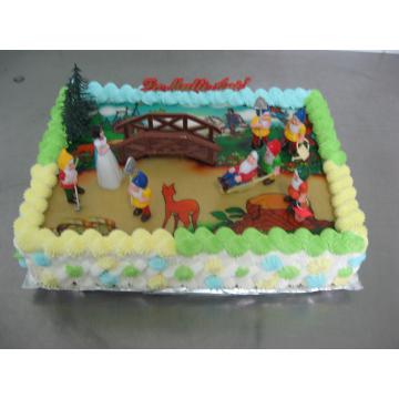 Tort Alba ca Zapada cu poza comestibila