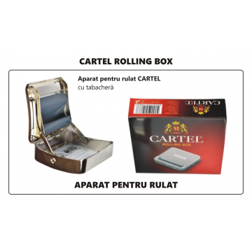 Aparat pentru rulat tigari cu tabachera