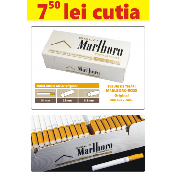 Tuburi de tigari goale Marlboro Gold Original