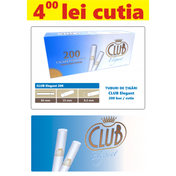 Tuburi goale pentru tigari Club Elegant