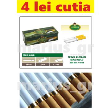 Tuburi de tigari goale pentru injectat tutun Maxigold