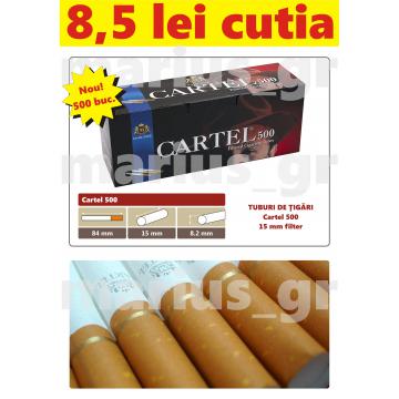 Tuburi de tigari pentru injectare tutun Cartel